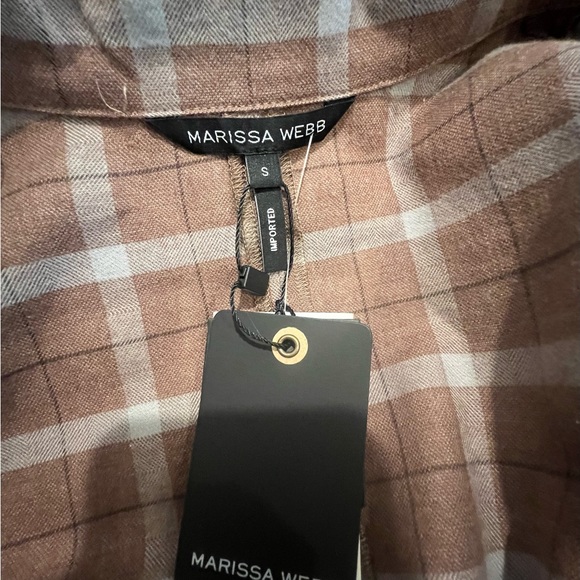 Marissa Webb Mia Lightweight Flannel Wrap Top - Picture 9 of 11